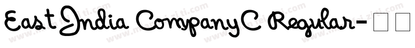 East India CompanyC Regular字体转换